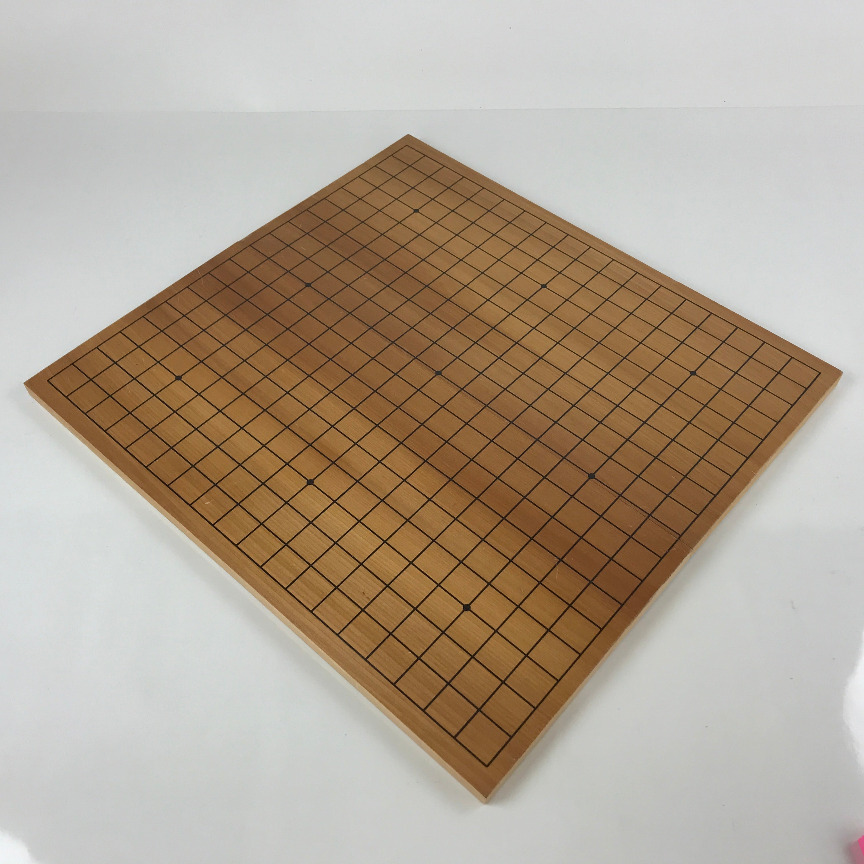 Japanese Wood Go Board Vtg Game Table Folding Goban Portable Igo 19X19 Grid GB93