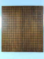 Japanese Wood Go Board Vtg Game Table Folding Goban Portable Igo 19X19 Grid GB95