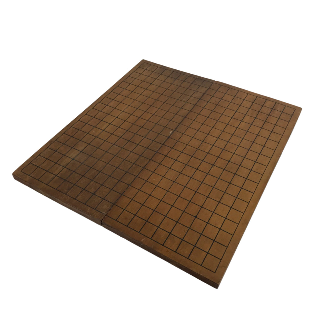 Japanese Wood Go Board Vtg Game Table Folding Goban Portable Igo