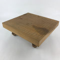 Japanese Wood Go Board Vtg Table Game Goban Leg Heso Igo 19X19 Grid GB81