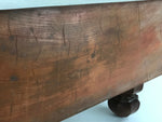 Japanese Wood Go Board Vtg Table Game Goban Leg Heso Igo 19X19 Grid GB82