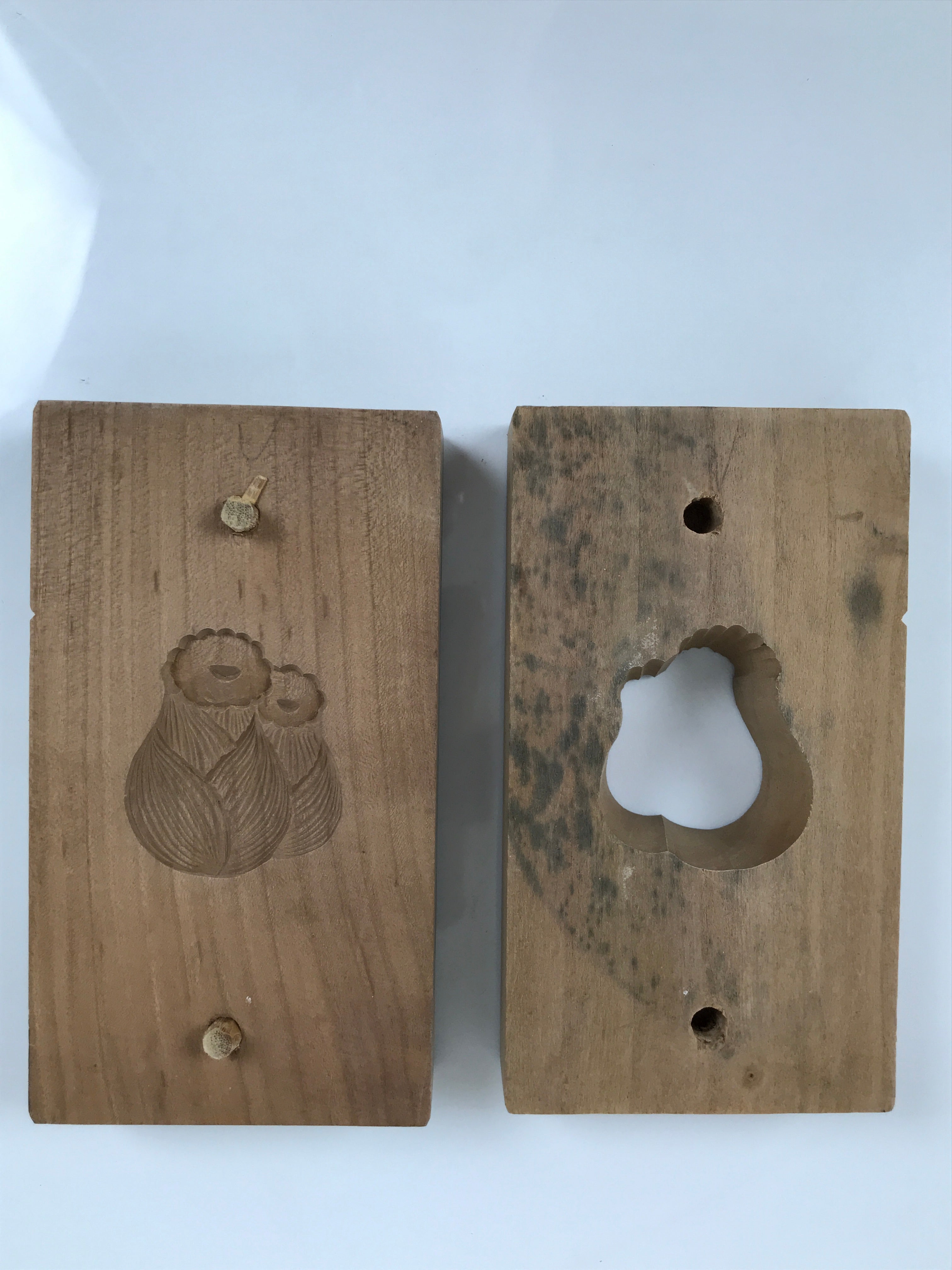 Japanese Wood Kashigata Cake Mold Sweet Wagashi Adonis Flower Fukujusou Kg801