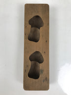 Japanese Wood Kashigata Cake Mold Sweet Wagashi Kinoko Matsutake Mushroom Kg717
