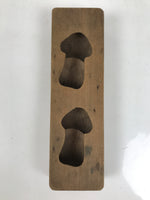 Japanese Wood Kashigata Cake Mold Sweet Wagashi Kinoko Matsutake Mushroom Kg717