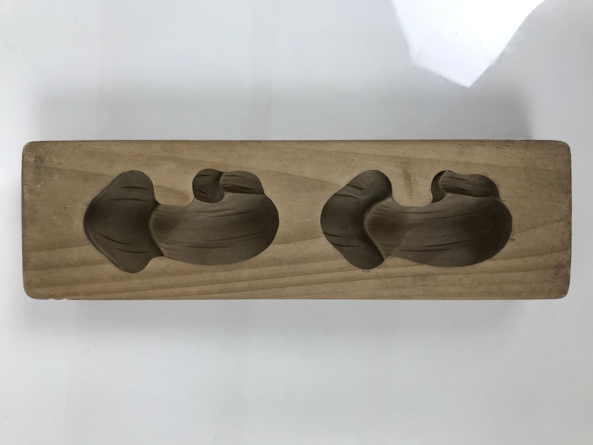 Japanese Wood Kashigata Cake Mold Sweet Wagashi Kinoko Matsutake Mushroom Kg763