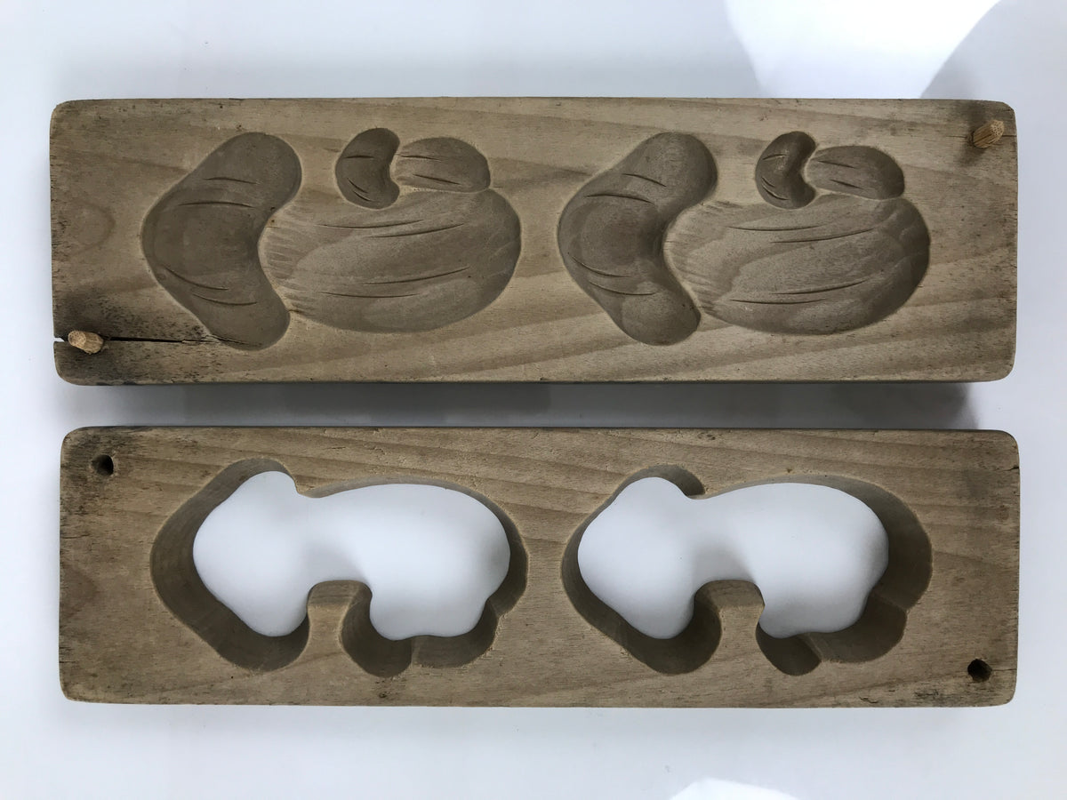 Japanese Wood Kashigata Cake Mold Sweet Wagashi Kinoko Matsutake Mushroom Kg763