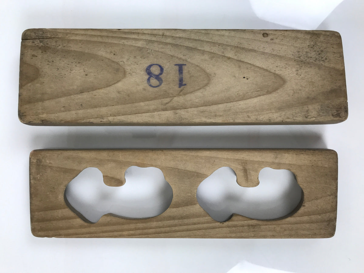 Japanese Wood Kashigata Cake Mold Sweet Wagashi Kinoko Matsutake Mushroom Kg763