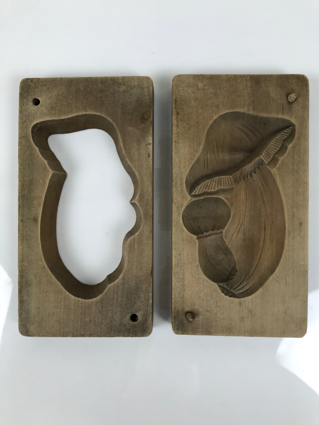 Japanese Wood Kashigata Cake Mold Sweet Wagashi Kinoko Matsutake Mushroom Kg782