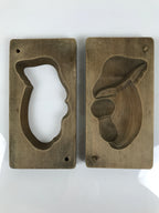 Japanese Wood Kashigata Cake Mold Sweet Wagashi Kinoko Matsutake Mushroom Kg782