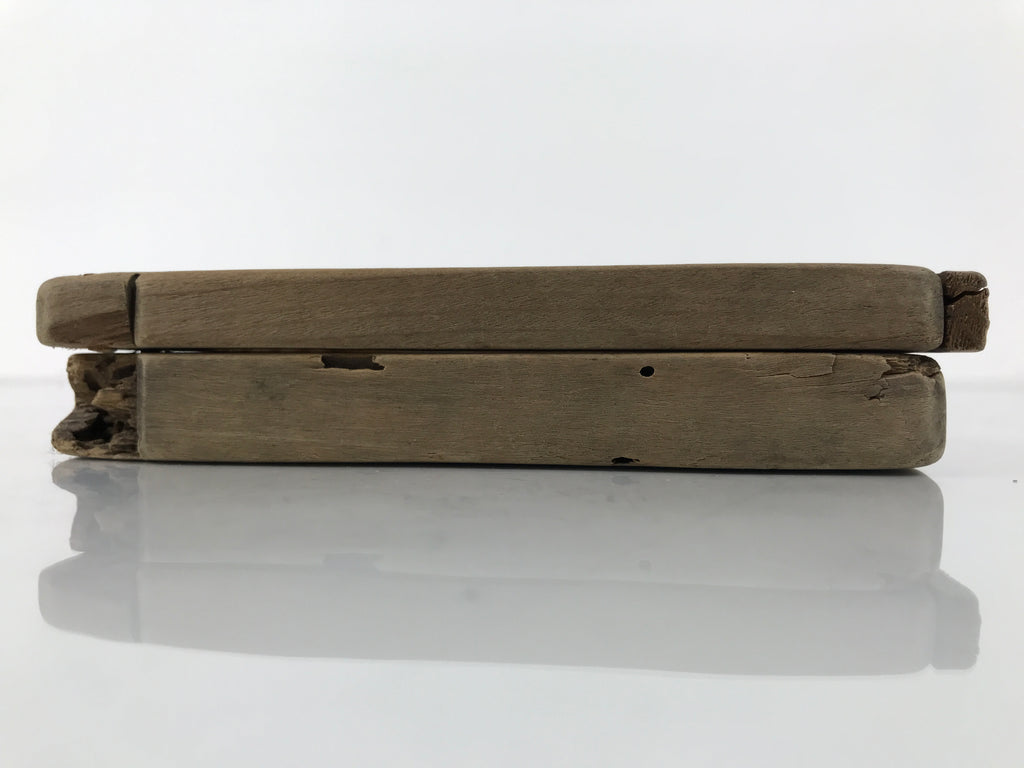Japanese Wood Kashigata Cake Mold Vtg Sweet Wagashi Bamboo Shoot Takenoko Kg790