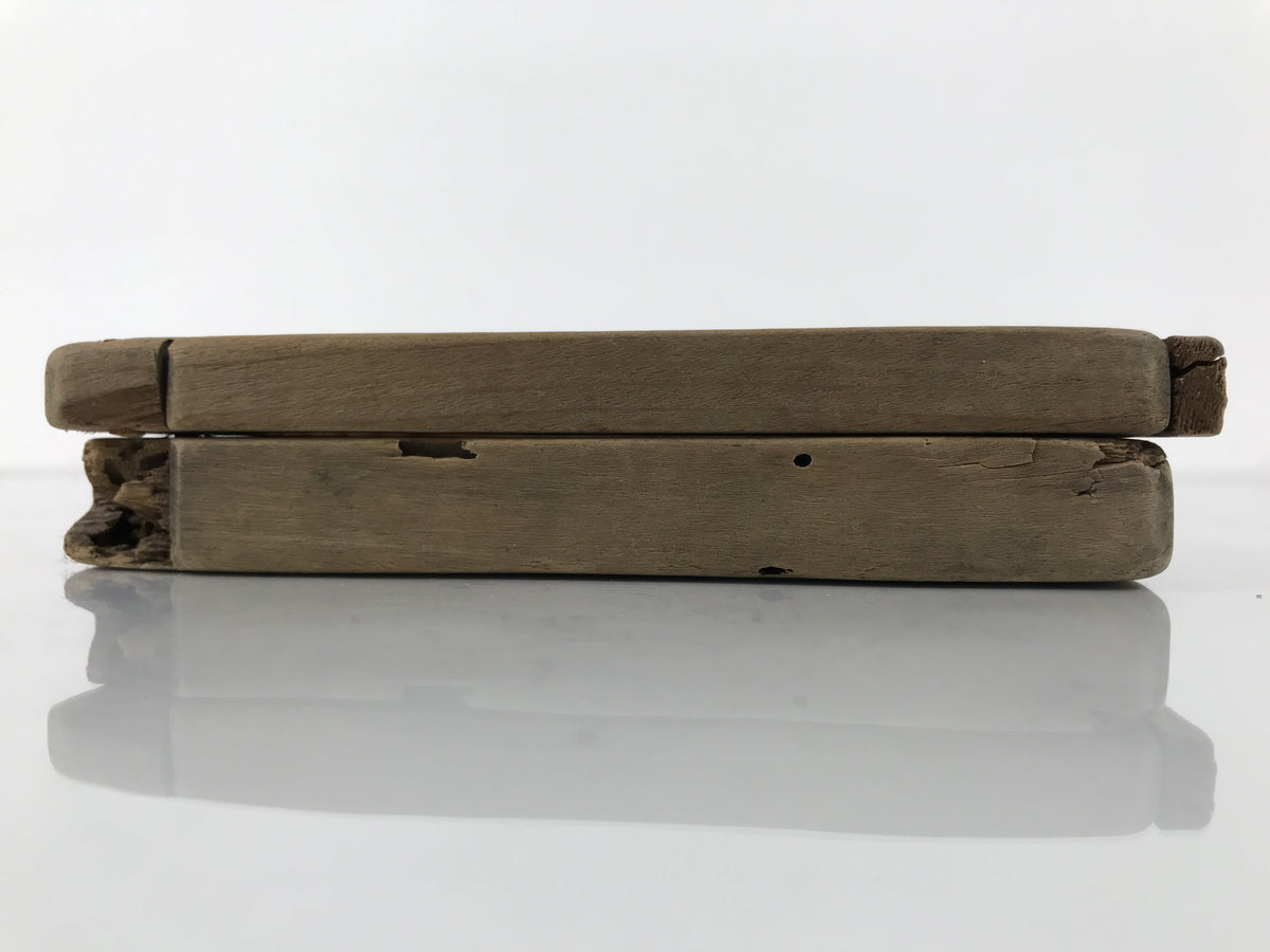 Japanese Wood Kashigata Cake Mold Vtg Sweet Wagashi Bamboo Shoot Takenoko Kg790