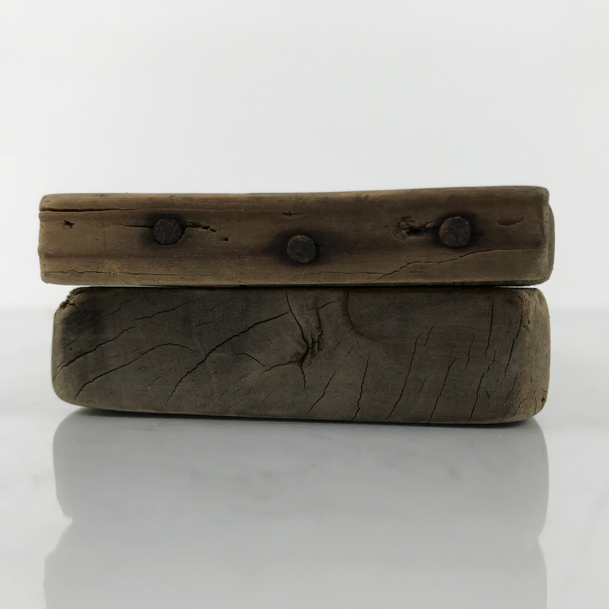 Japanese Wood Kashigata Cake Mold Vtg Sweet Wagashi Bamboo Shoot Takenoko Kg790