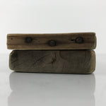 Japanese Wood Kashigata Cake Mold Vtg Sweet Wagashi Bamboo Shoot Takenoko Kg790