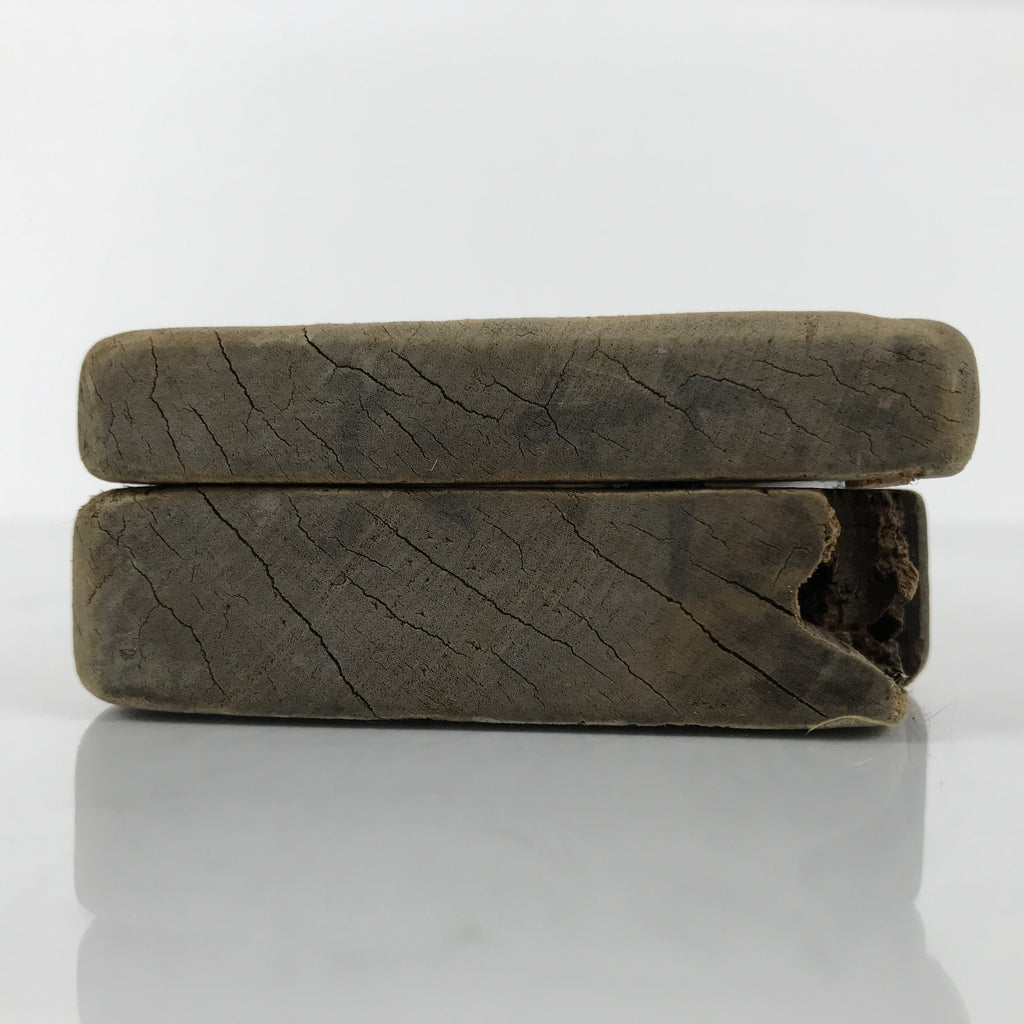 Japanese Wood Kashigata Cake Mold Vtg Sweet Wagashi Bamboo Shoot Takenoko Kg790