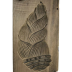 Japanese Wood Kashigata Cake Mold Vtg Sweet Wagashi Bamboo Shoot Takenoko Kg790