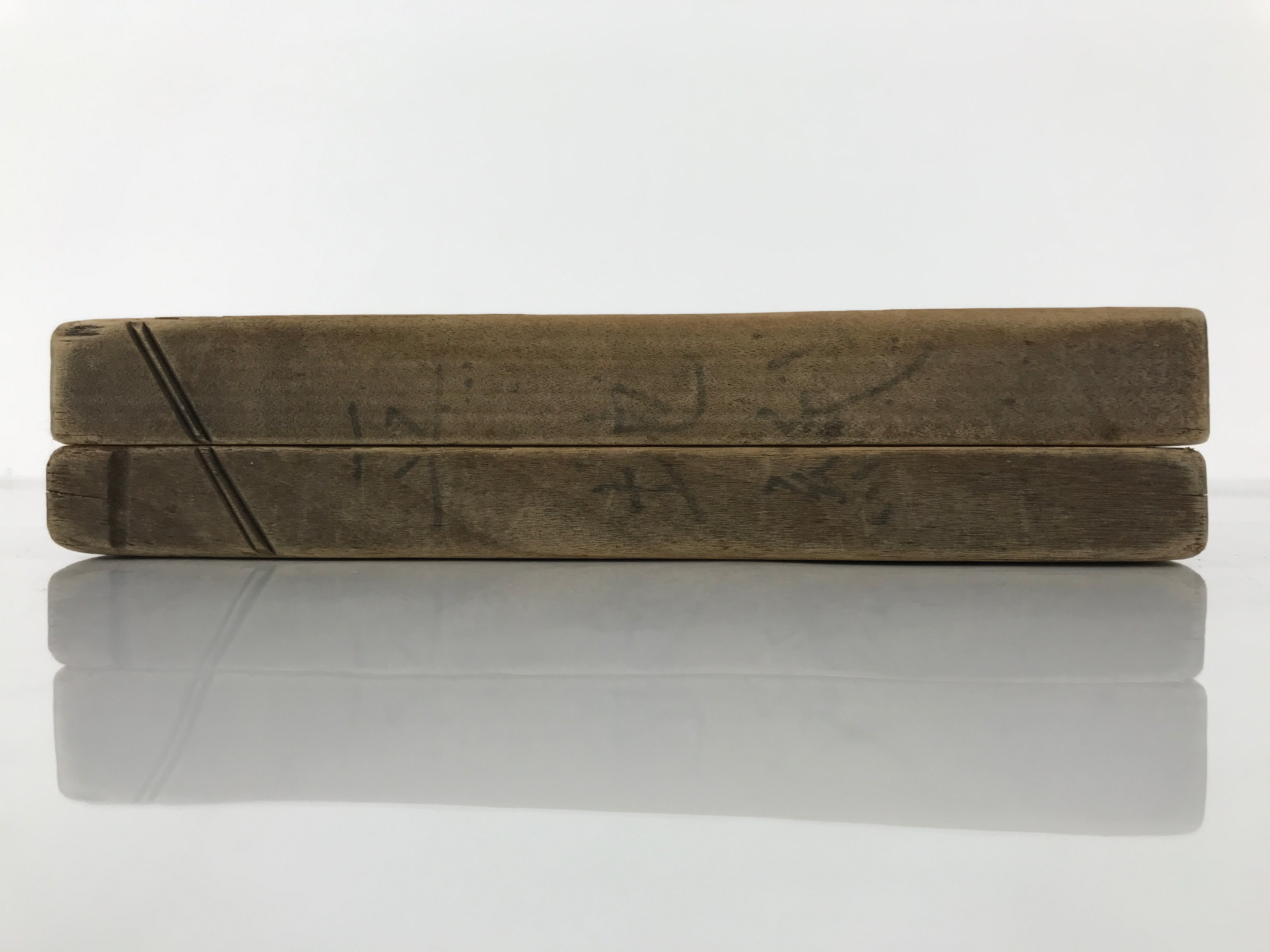 Japanese Wood Kashigata Cake Mold Vtg Sweet Wagashi Folding Fan Sensu Kg758