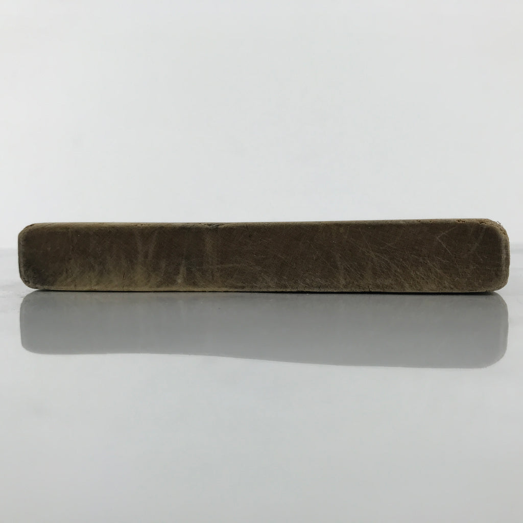 Japanese Wood Kashigata Cake Mold Vtg Sweet Wagashi Take Bamboo Back Plate Kg783
