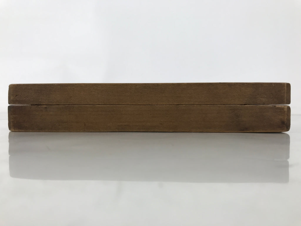 Japanese Wood Kashigata Cake Mold Vtg Sweet Wagashi Takenoko Bamboo Shoot Kg716