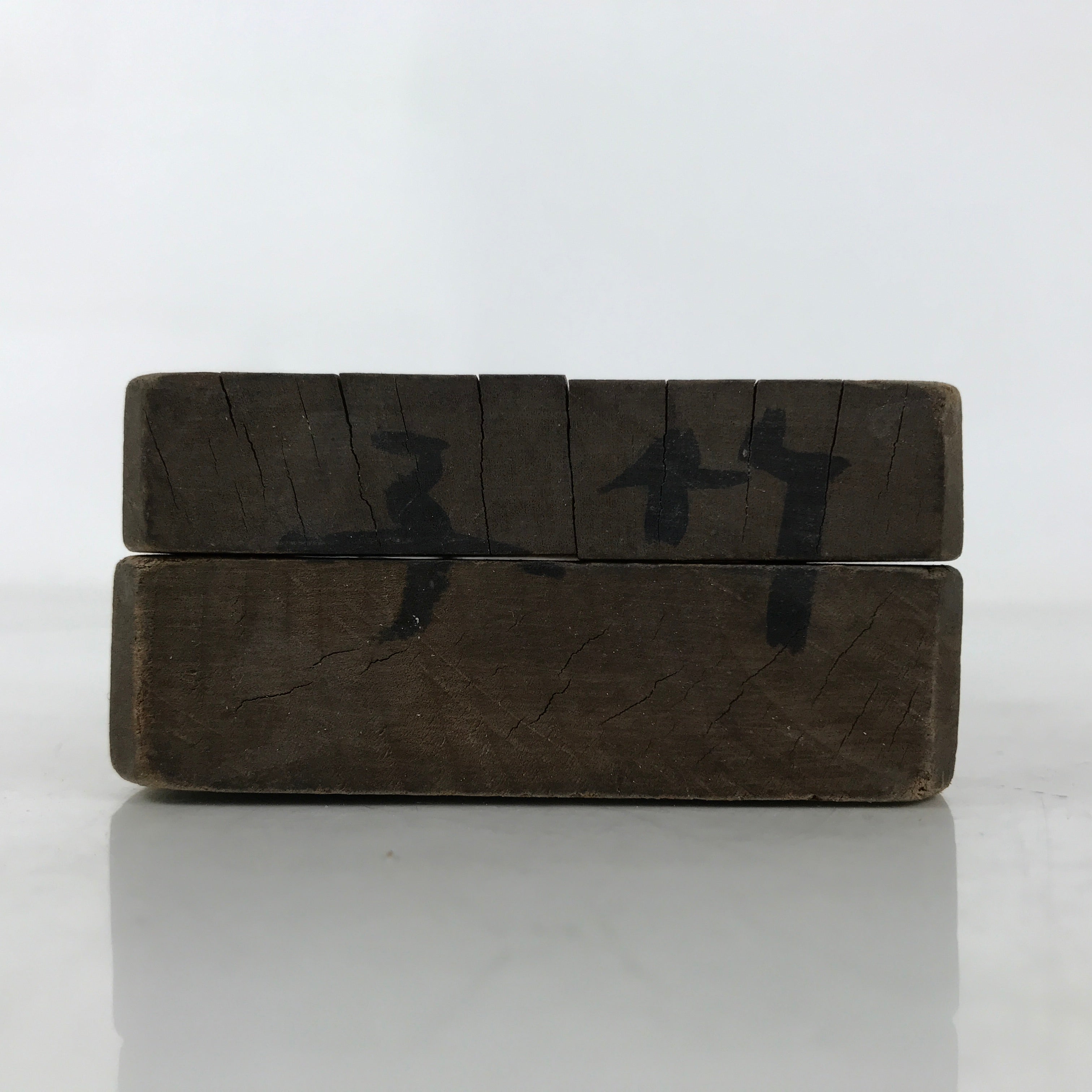 Japanese Wood Kashigata Cake Mold Vtg Sweet Wagashi Takenoko Bamboo Shoot Kg716