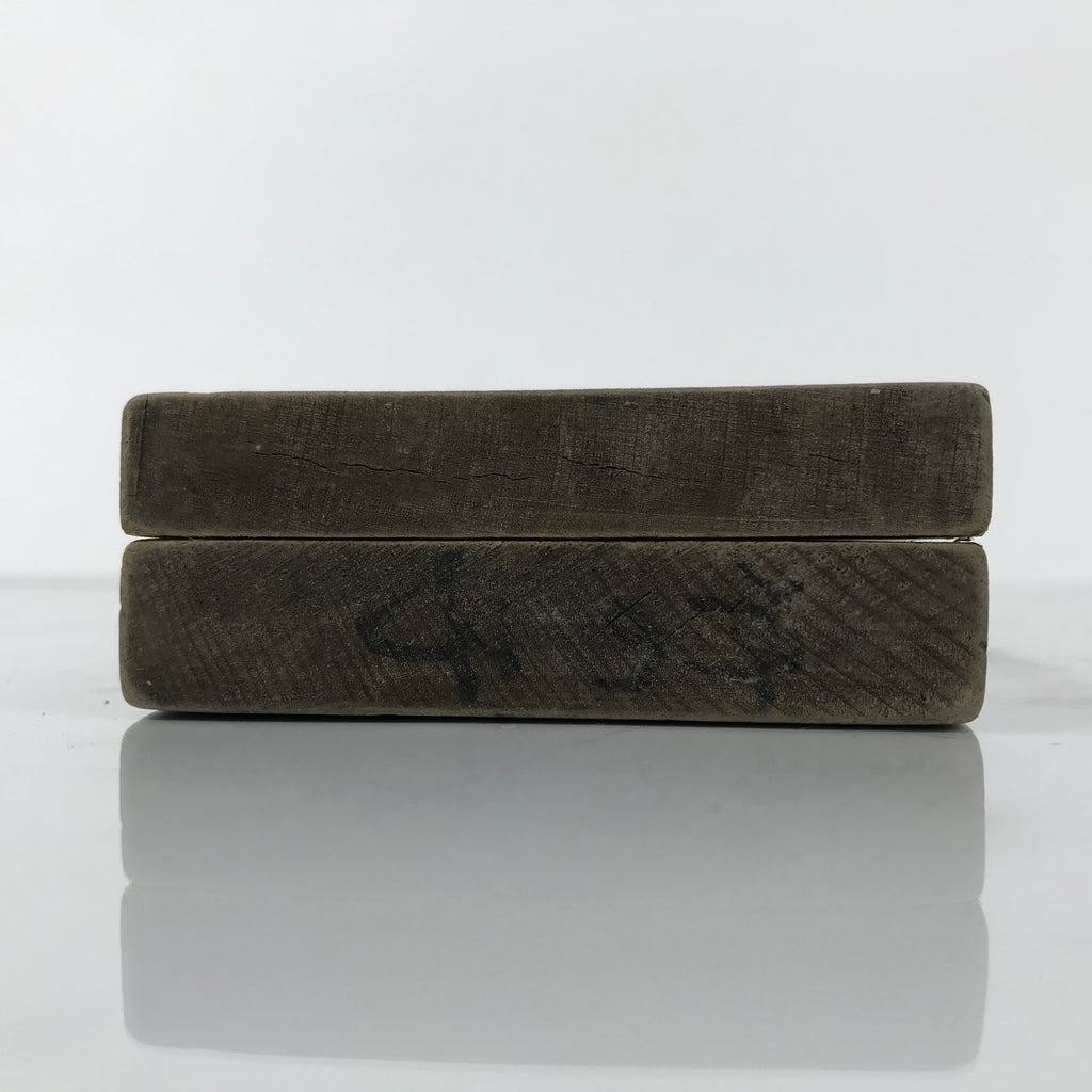 Japanese Wood Kashigata Cake Mold Vtg Sweet Wagashi Takenoko Bamboo Shoot Kg739