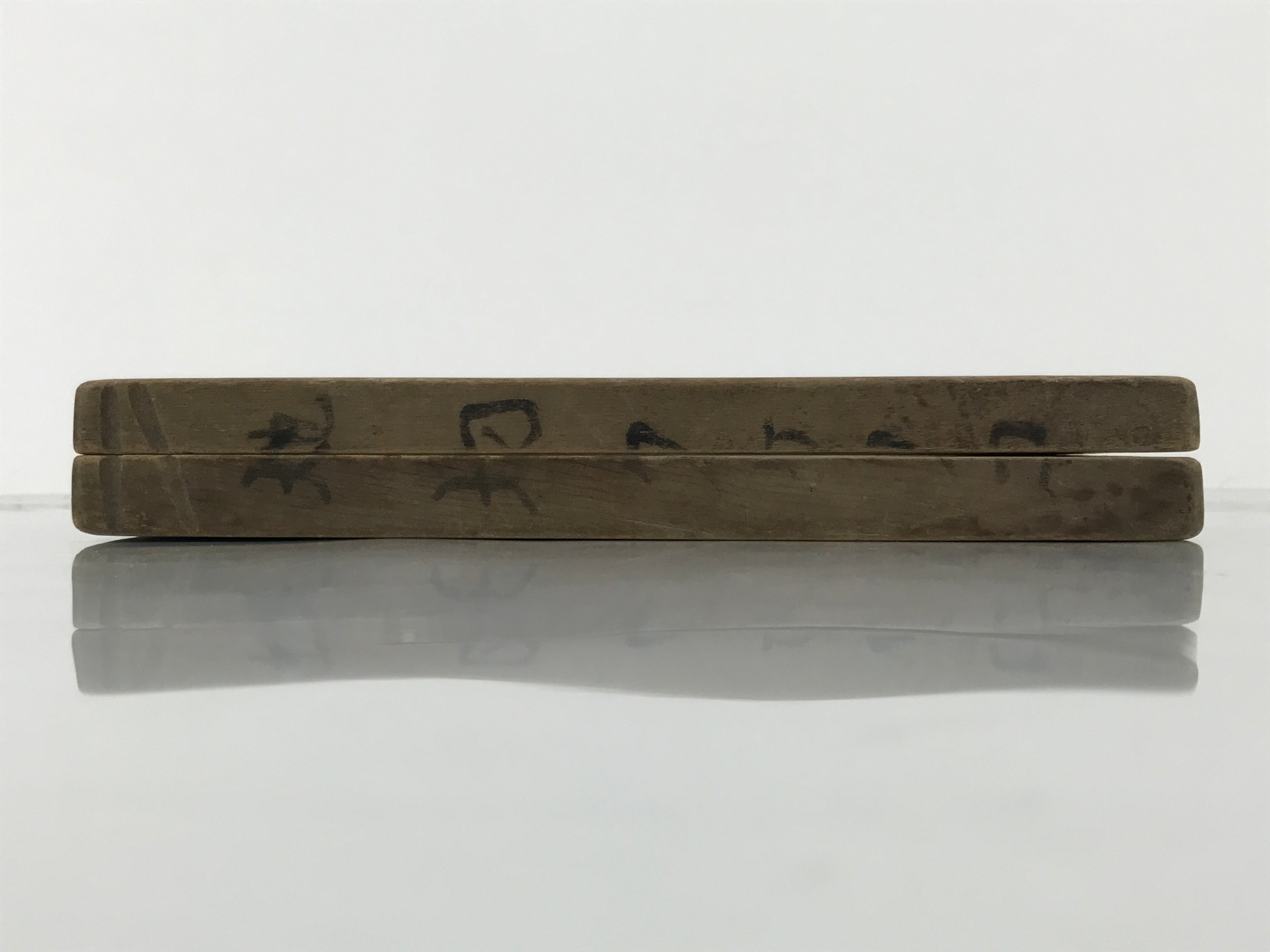 Japanese Wood Kashigata Cake Mold Vtg Sweet Wagashi Takenoko Bamboo Shoot Kg749