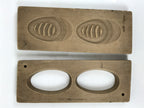 Japanese Wood Kashigata Cake Mold Vtg Sweet Wagashi Takenoko Bamboo Shoot Kg749