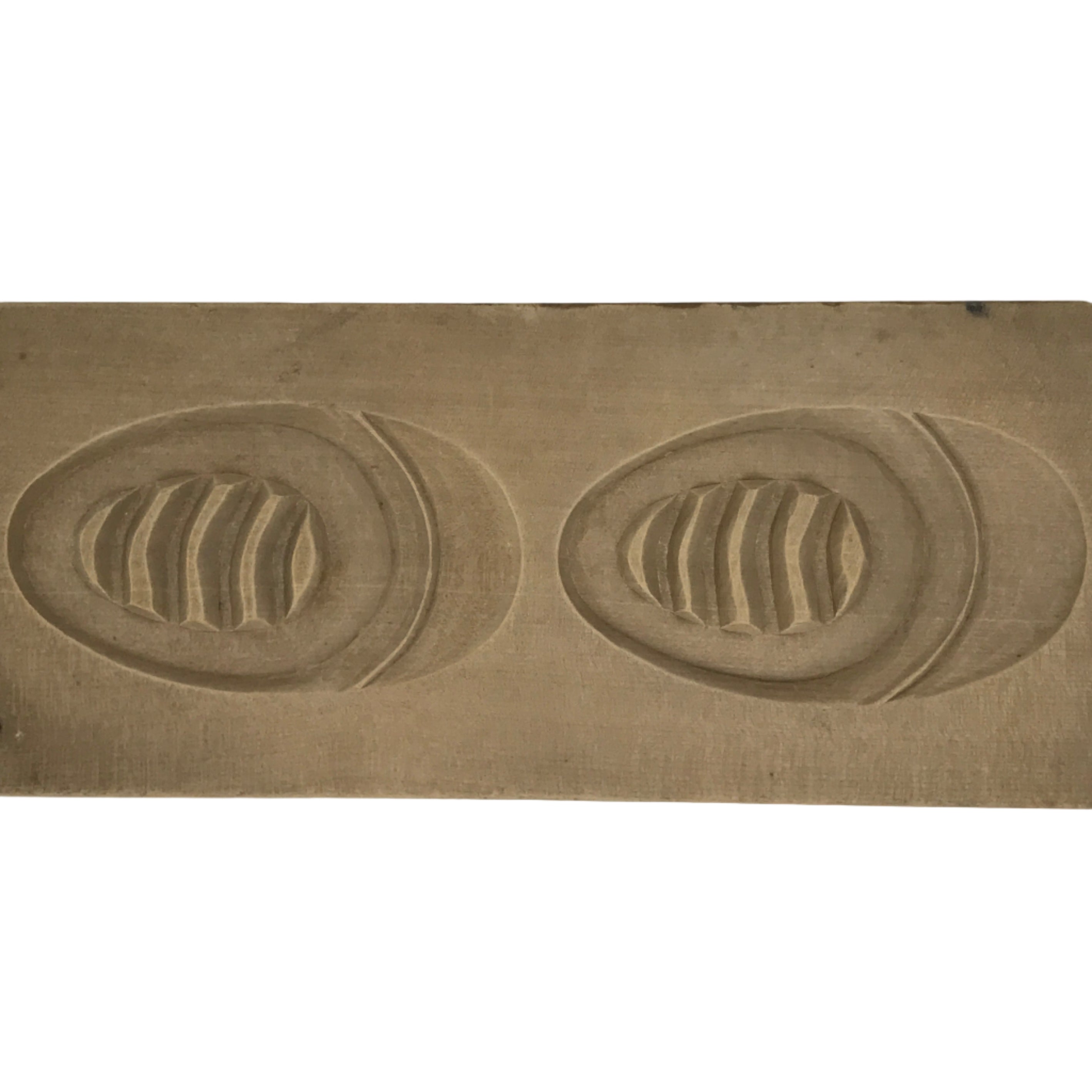 Japanese Wood Kashigata Cake Mold Vtg Sweet Wagashi Takenoko Bamboo Shoot Kg749