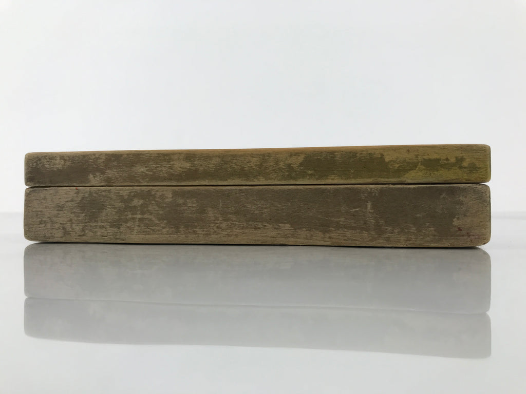 Japanese Wood Kashigata Cake Mold Vtg Sweet Wagashi Takenoko Bamboo Shoot Kg773
