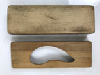 Japanese Wood Kashigata Cake Mold Vtg Sweet Wagashi Takenoko Bamboo Shoot Kg773