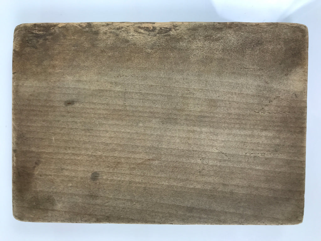 Japanese Wood Kashigata Cake Mold Vtg Sweets Wagashi Minogame Turtle Kame Kg779
