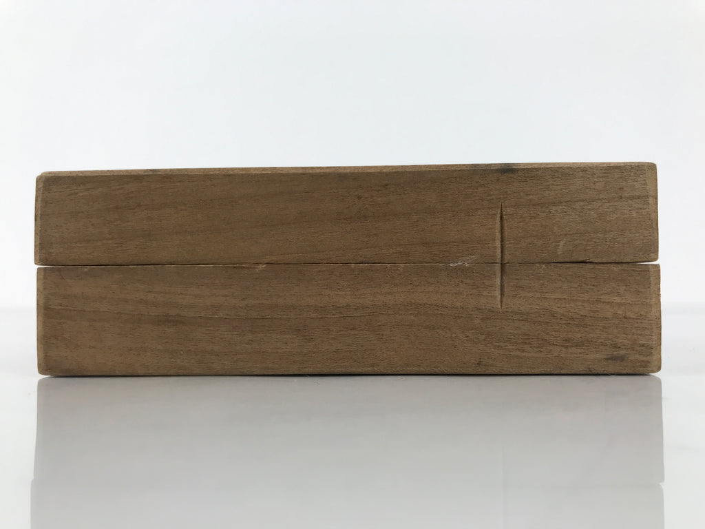 Japanese Wood Kashigata Cake Mold Vtg Wagashi Kayabuki Thatched Roof House Kg792