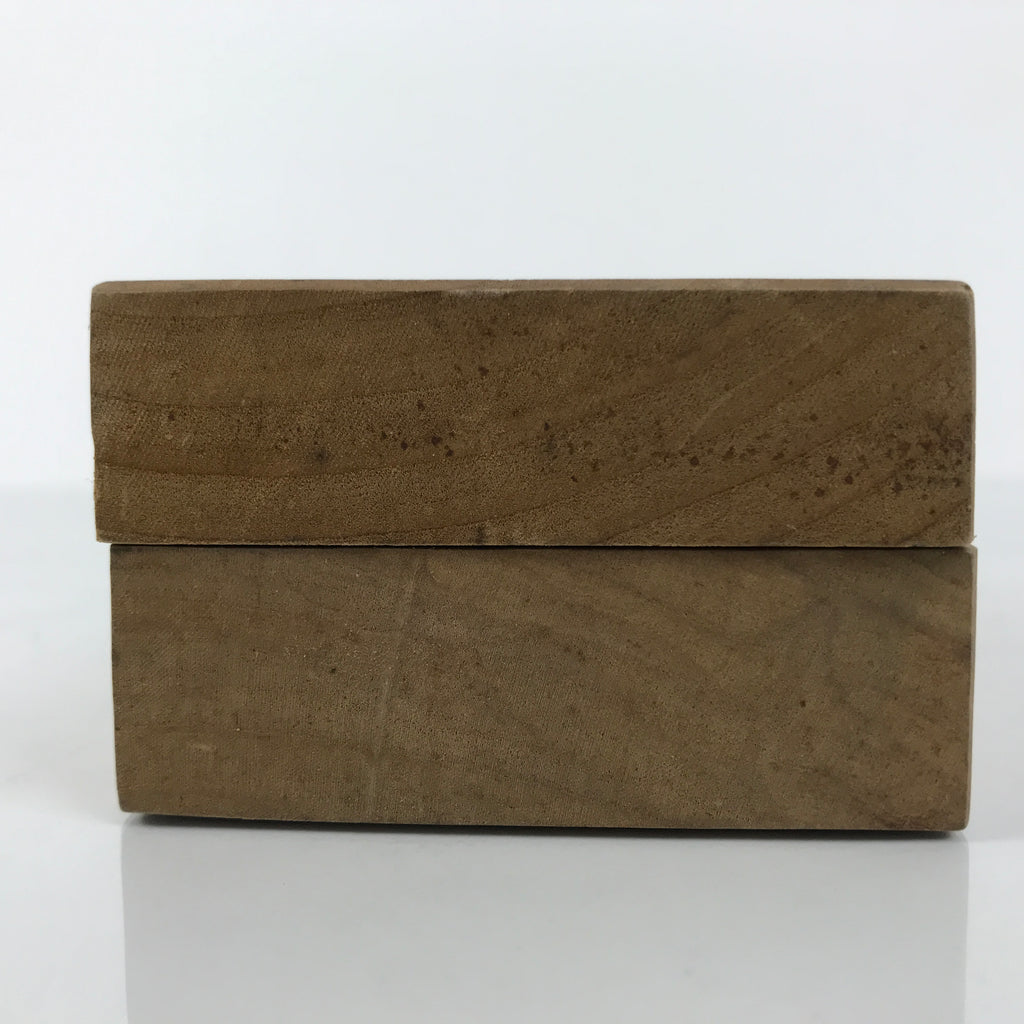Japanese Wood Kashigata Cake Mold Vtg Wagashi Kayabuki Thatched Roof House Kg792