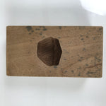 Japanese Wood Kashigata Cake Mold Vtg Wagashi Kayabuki Thatched Roof House Kg792