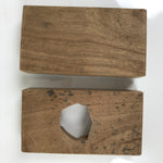 Japanese Wood Kashigata Cake Mold Vtg Wagashi Kayabuki Thatched Roof House Kg792