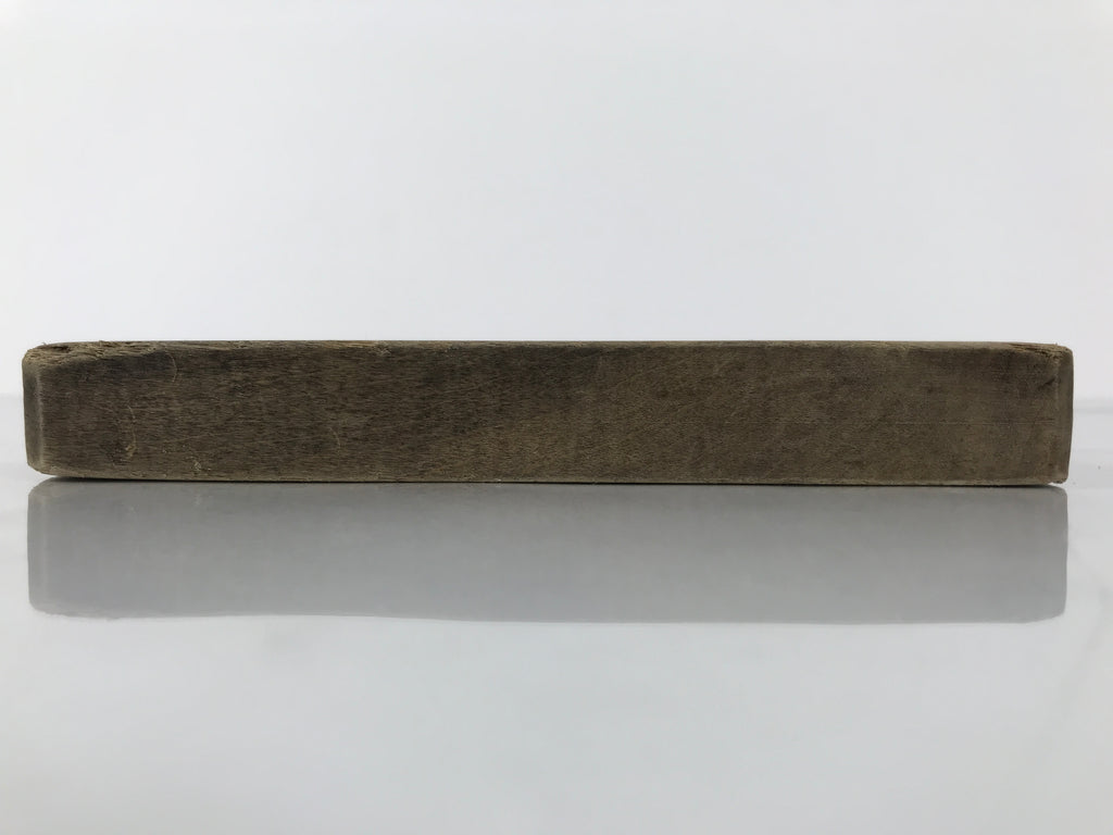Japanese Wood Kashigata Cake Mold Vtg Wagashi Kikkou Hexagonal Back Plate Kg780