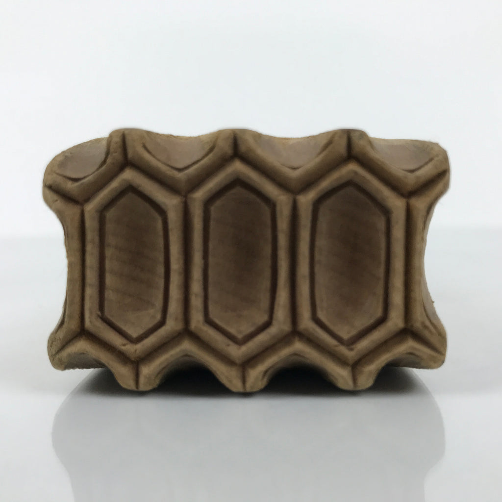 Japanese Wood Kashigata Cake Mold Wagashi Sweet Stamp Tool Kikko Kikkoumon Kg799