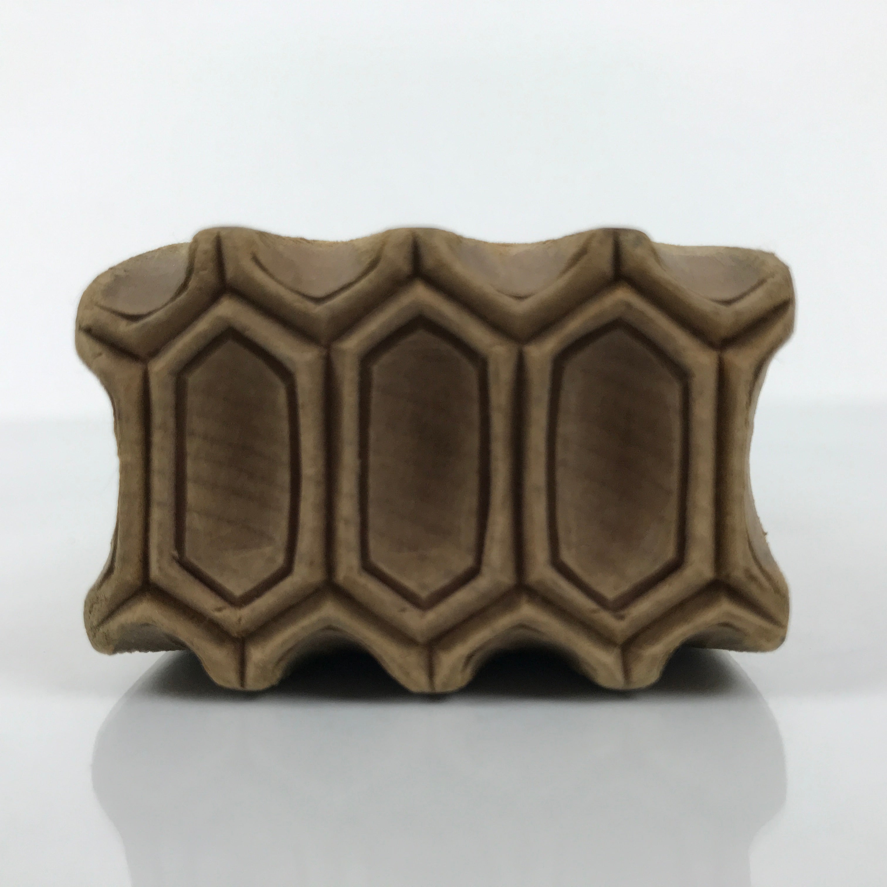 Japanese Wood Kashigata Cake Mold Wagashi Sweet Stamp Tool Kikko Kikkoumon Kg799
