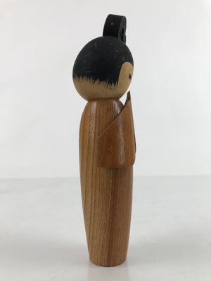 Japanese Wood Kokeshi Doll Figure Vtg Traditional Handmade Toy Kimono KF699