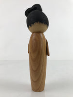 Japanese Wood Kokeshi Doll Figure Vtg Traditional Handmade Toy Kimono KF699