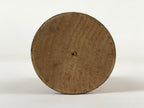 Japanese Wood Kokeshi Doll Spool Shape Vtg Taiko Figurine Folk Art Toy KF666