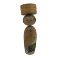 Japanese Wood Kokeshi Doll Vtg Bobblehead Lighthouse Watakanojima Folk Art KF715
