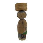 Japanese Wood Kokeshi Doll Vtg Bobblehead Lighthouse Watakanojima Folk Art KF715