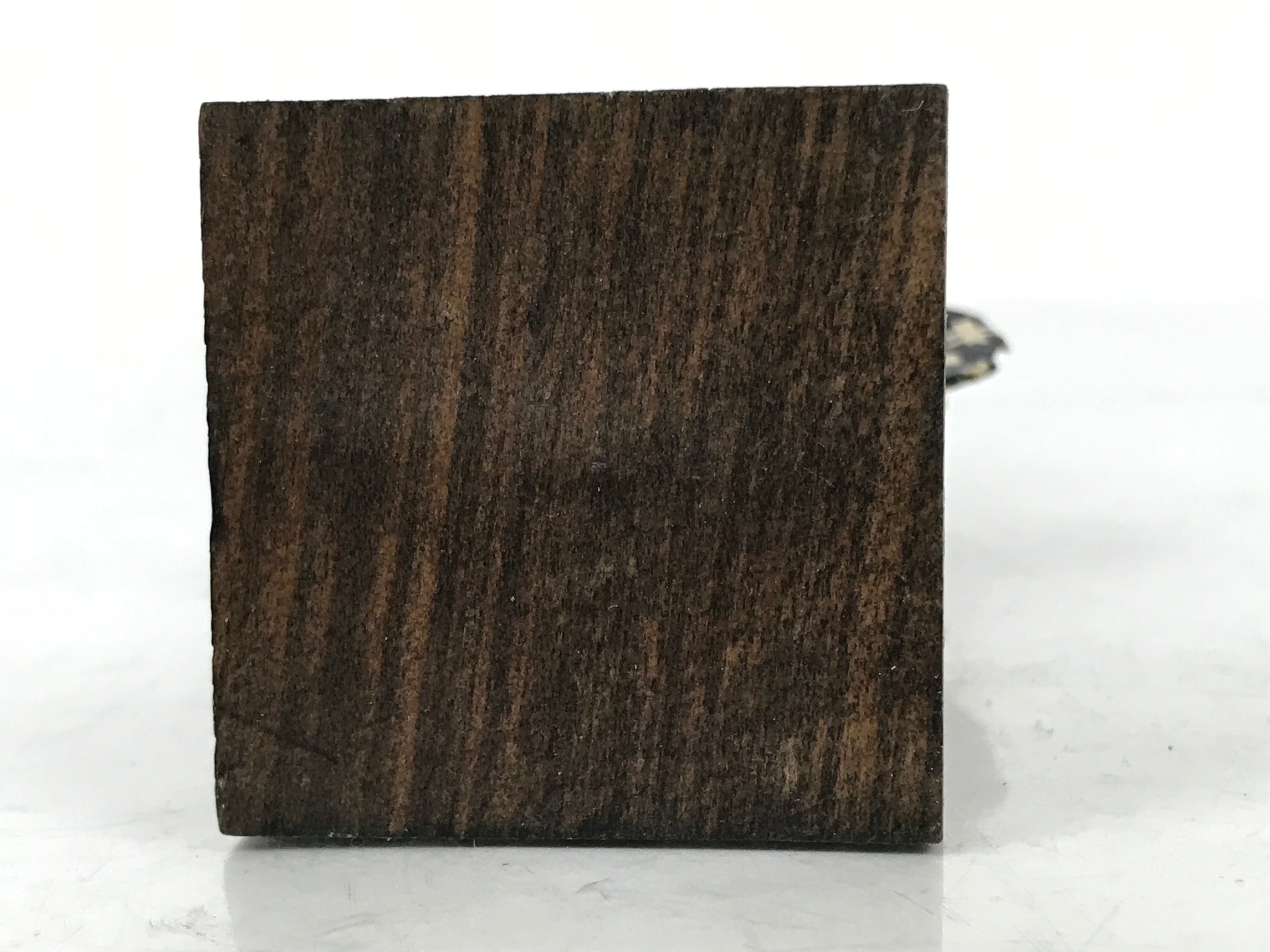 Japanese Wood Kokeshi Doll Vtg Figurine Girl Kimono Flower Washi Paper KF751