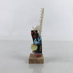 Japanese Wood Kokeshi Doll Vtg Iwate Hanamaki Lion Dance Shishi Odori KF713