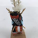 Japanese Wood Kokeshi Doll Vtg Iwate Hanamaki Lion Dance Shishi Odori KF713