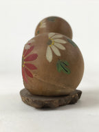 Japanese Wood Kokeshi Figurine Hyotan Mini Dolls Vtg Folk Art Decoration KF669