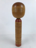 Japanese Wood Large Kokeshi Doll Figure Vtg Traditional Handmade Toy Red KF683