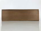 Japanese Wood Lidded Lacquer Bowl Storage Box Inside 23.3x23.3x6.6cm Brown X178