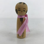 Japanese Wood Michinoku Kokeshi Doll Vtg Mini Size Traditional Toy Folk KF723