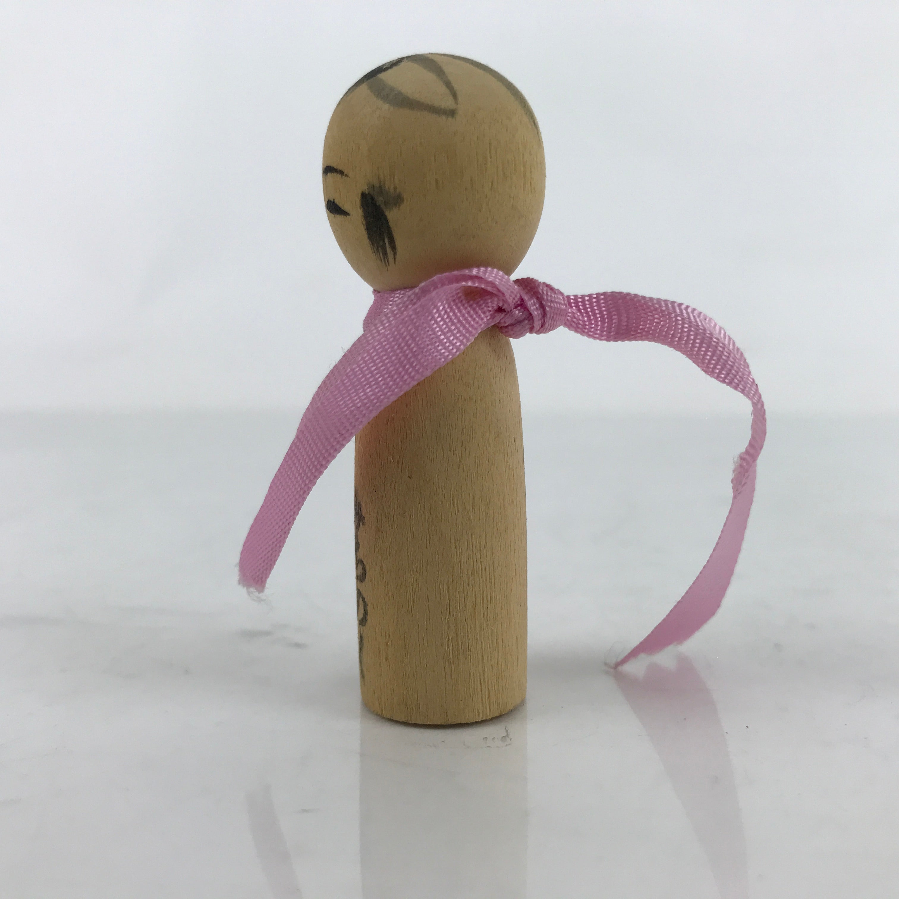 Japanese Wood Michinoku Kokeshi Doll Vtg Mini Size Traditional Toy Folk KF723